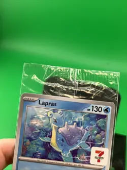 Lapras - 031/142 - Pokemon Stellar Crown 7/11 Promo SEALED NM - Image 3