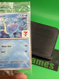 Lapras - 031/142 - Pokemon Stellar Crown 7/11 Promo SEALED NM - Image 5