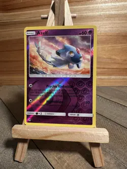 Pokemon SM - Forbidden Light Reverse Holo Azelf #43/131 Moderately played - Image 1