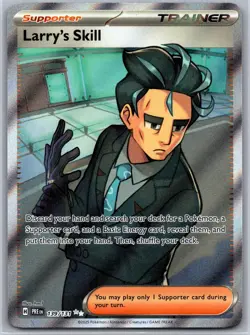 Larry's Skill 139/131 Ultra Rare Prismatic Evolutions Pokemon Near Mint - Image 1