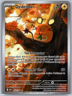Dedenne 093/088 Holo Illustration Rare Perfect Order Pokemon Near Mint - Image 1