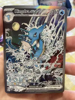 Pokemon TCG Shrouded Fable Scarlet and Violet Kingdra EX 131 Promo - Image 1