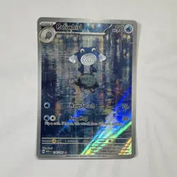 Pokemon Company Poliwhirl 176/165 SV 151 Illustration Rare Full Art Holo EN - Image 1