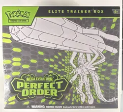Pokemon Elite Trainer Box Mega Evolution—Perfect Order ETB English 2025 Tyrunt - Image 1