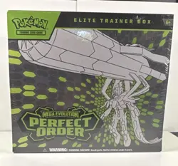 Pokemon Elite Trainer Box Mega Evolution—Perfect Order ETB English 2025 Tyrunt - Image 2