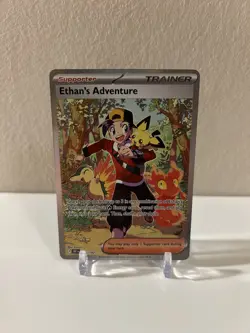 Pokemon SV10 Destined Rivals Ethan's Adventure 236/182 Special Illustration Rare - Image 1