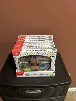Pokemon 151 Poster Collection Box Display 6 Boxes, 18 Booster Packs - Image 1