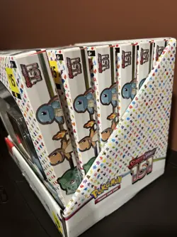 Pokemon 151 Poster Collection Box Display 6 Boxes, 18 Booster Packs - Image 2