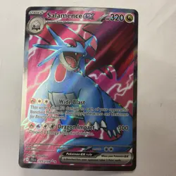 Pokemon TCG Salamence EX Journey Together SIR 177/159 Ultra Rare NM - Image 1
