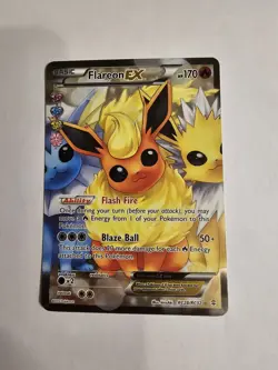 Pokemon TCG Flareon EX RC28/RC32 Generations Radiant Collection Ultra Rare Holo - Image 1