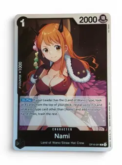 Nami OP16-091 R The Time of Battle Foil English One Piece NM - Image 1
