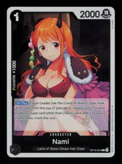Nami OP16-091 R The Time of Battle NM/M One Piece - Image 1