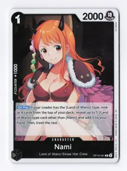 Nami (Foil) OP16-091 (R) One Piece The Time of Battle (OP16) - Image 1