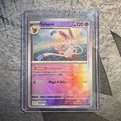 Pokemon TCG Sylveon 040/131 Sv Prismatic Evolutions Master Ball Holo Rare 120HP - Image 1