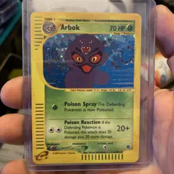 Pokemon TCG Arbok (3) Expedition (2002) Holo Foil Rare Card MP - Image 2
