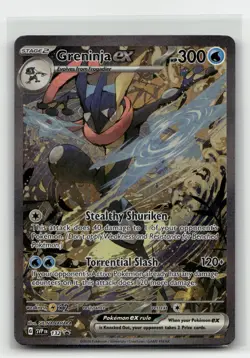 Greninja ex - 132 SV: Scarlet & Violet Promo Cards Pokemon Card NM - Image 1