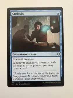 Curiosity MTG Magic the Gathering Card NM Near Mint JMP - Image 1