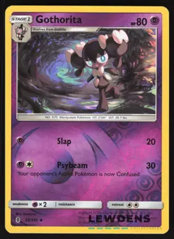 Gothorita - 53/145 - Reverse Holo Uncommon - Guardians Rising - Pokemon Card - Image 1