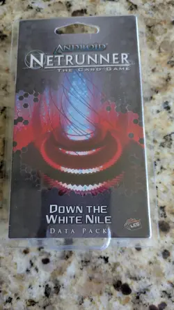Android Netrunner: DOWN THE WHITE NILE Data Pack (FFG) - New in Shrink! - Image 1