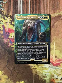 MTG Indominus Rex, Alpha - Jurassic World Collection REX 0014 - Mythic Rare - NM - Image 1