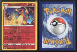 Charizard 025/185 Rare Vivid Voltage Pokemon Reverse Holo Near Mint - Image 3