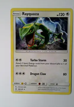 Excellent pokemon rayquaza 106 Guardians Rising - Image 1