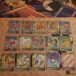 Pokemon TCG Evolving Skies Fusion Strike Holo Foil Full Art Lot 15 Cards Lugia - Image 1