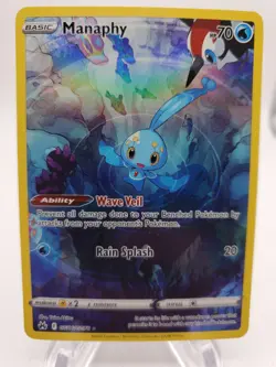 Pokemon Manaphy - Ultra Rare - GG06/GG70 - Crown Zenith Galarian Gallery NM - Image 1