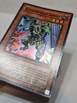 Gladiator Beast Samnite TU01-EN004 Super Rare Yugioh 7658 - Image 2
