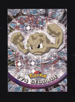 1999 Topps Pokemon TV Animation Geodude #74 - Image 1