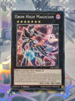 TDIL-EN052 Ebon Hire Magician Super Rare 1st Edition Near Mint YuGiOh TCG - Image 1