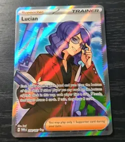 Pokemon Twilight Masquerade Lucian Double Rare Trainer 208/167 NM - Image 1