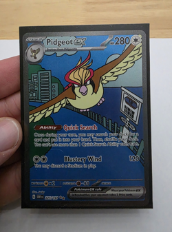 Pokemon Pidgeot ex 225/197 Obsidian Flames Illustration Rare Holo English - Image 1