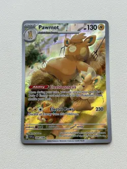 The Pokemon Company Pawmot 209/198 SV01 Illustration Rare Full Art Holo ENG - Image 1