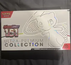 Pokemon TCG 151 MEW EN Ultra Premium Collection Box SEALED UPC🔥*No Rips/Tears* - Image 1