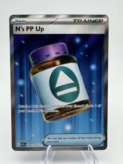 N's PP Up 262/217 Ultra Rare, Ascended Heroes, Full Art Holo, Pokemon TCG, NM - Image 1