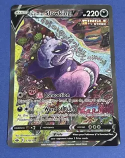 The Pokemon Company Galarian Slowking V 179/198 Chilling Reign Alt FA Holo - Image 1