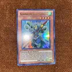 Yugioh Gladiator Beast Lanista LCGX-EN252 Ultra Rare NM - Image 1