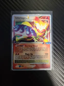 Pokemon Diamond & Pearl Infernape LV.X DP10 Promo Holo, LP - Image 1