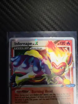 Pokemon Diamond & Pearl Infernape LV.X DP10 Promo Holo, LP - Image 2