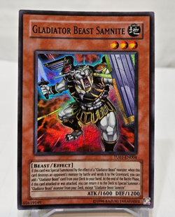 Gladiator Beast Samnite TU01-EN004 Super Rare Yugioh 7657 - Image 1