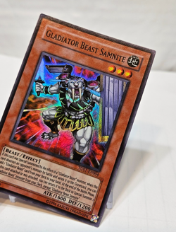 Gladiator Beast Samnite TU01-EN004 Super Rare Yugioh 7657 - Image 4