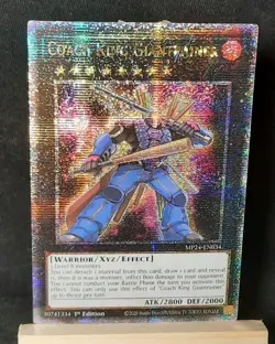 Yu-Gi-Oh! Coach King Giantrainer *QUARTER CENTURY RARE* MP24-EN034 1st Edition - Image 1