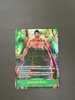 One Piece Roronoa Zoro OP06-118 Secret Rare Wings of the Captain English NM - Image 1