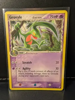 Grovyle 19/100 - EX: Crystal Guardians - Delta Species - 2006 - VLP - Pokemon - Image 1
