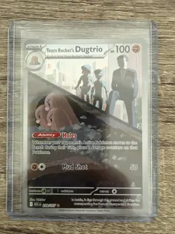 2026 Pokemon Ascended Heroes Team Rocket's Dugtrio Illustration Rare #239/217 - Image 1