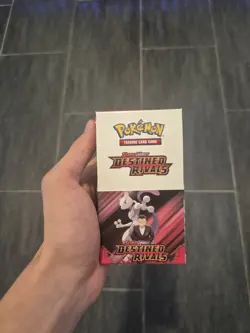 Pokemon Destined Rivals Half Booster Box Unselaed (18 Packs) - Image 1