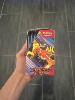 Pokemon Destined Rivals Half Booster Box Unselaed (18 Packs) - Image 2