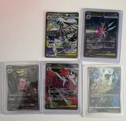 Nintendo Pokemon TCG 5-Card Lot Japanese Holo Full Art EX/GX Absol Metagross - Image 1