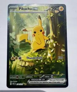 Pokemon TCG Pikachu ex 276/217 Special Illustration Rare - Image 1
